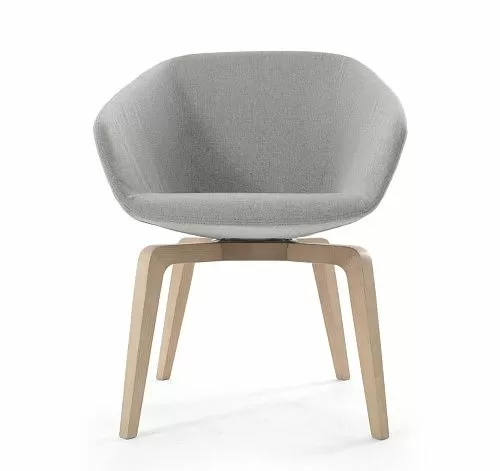 АЛМА Д/ALMA W Кресло пос, дер, автовз СЕРЫЙ/ДУБ