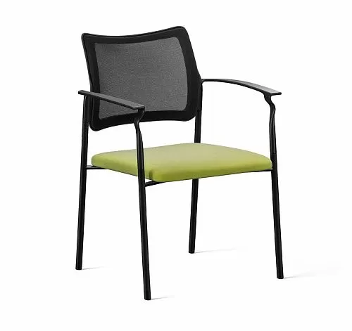 ПИНКО-СЕТКА/PINKO-MESH Кресло ч.опор с/под ЧЕРНЫЙ/ЗЕЛЕНЫЙ/ЧЕРН