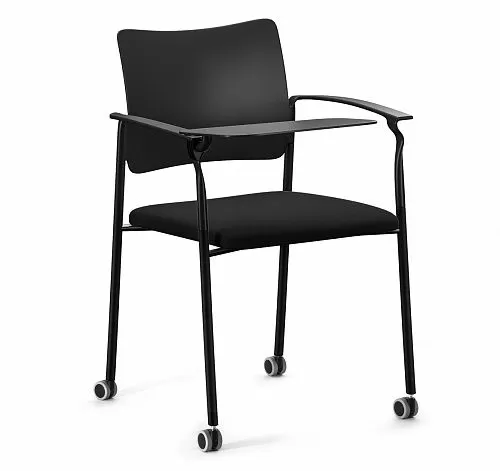 ПИНКО/PINKO Кресло со столик,ч.колес ЧЕРНЫЙ/ЧЕРНЫЙ/ЧЕРНЫЙ