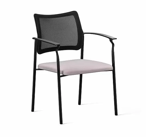 ПИНКО-СЕТКА/PINKO-MESH Кресло ч.опор с/под ЧЕРНЫЙ/СЕРЫЙ/ЧЕРНЫЙ