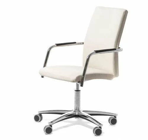 ВЕЛ_СИТ/WELL_SEAT кресло на крестовине БЕЖЕВЫЙ/ХРОМ