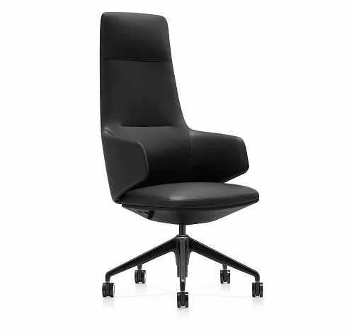 ТАУРУС/А/TAURUS/A Кресло руководителя ЧЕРНЫЙ/ЧЕРНЫЙ