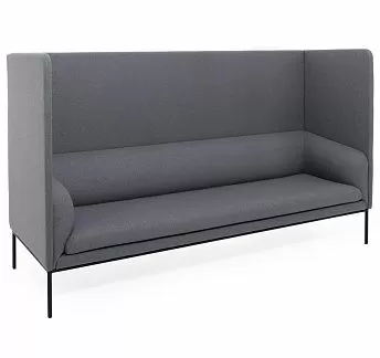 ЛИРО/LIRO Выс 3м диван,ткань шерст СЕРЫЙ M