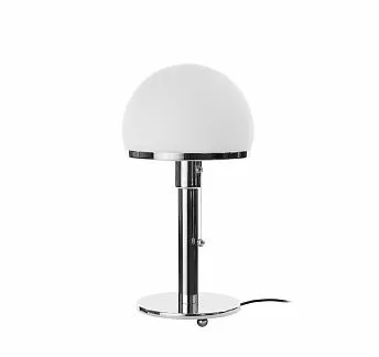 ТЕСС/TESS настольный светильник БЕЛЫЙ/ХРОМ
