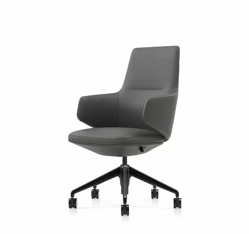 ТАУРУС/Б/TAURUS/B Кресло руководителя СЕРЫЙ/ЧЕРНЫЙ