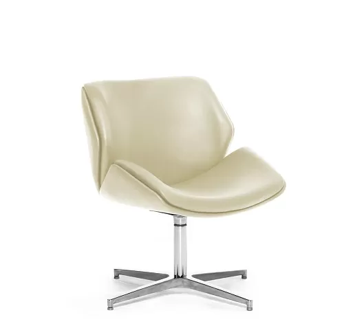ШАРМ/CHARM Кресло лаунж  БЕЖ/ПОЛИР.АЛ.