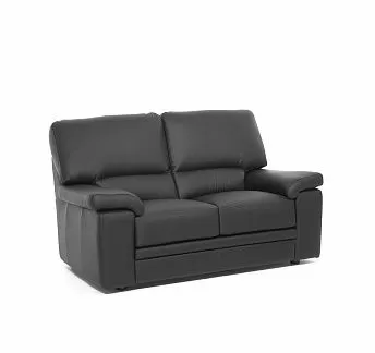 ЭЛЛА/ELLA Диван 2 мест.иск.кожа ЧЕРНЫЙ