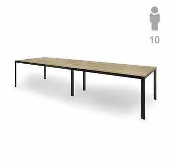 ЭНЦО/ENZO Стол для переговоров СВ.ЭВКАЛИПТ/ЧЕРНЫЙ