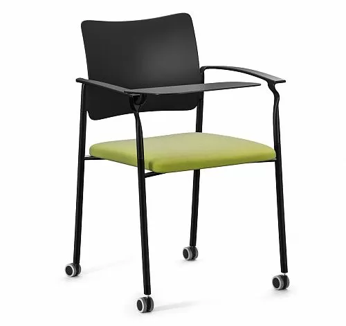 ПИНКО/PINKO Кресло со столик,ч.колес ЧЕРНЫЙ/ЗЕЛЕНЫЙ/ЧЕРН