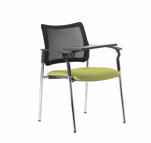 ПИНКО-СЕТКА/PINKO-MESH Кресло с/стол, опор ЧЕРНЫЙ/ЗЕЛЕНЫЙ/ХРОМ