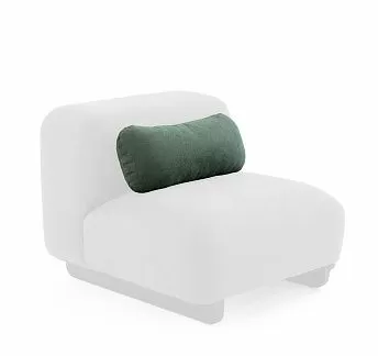 ДЖАСТ/JUST Подушка кресла/ дивана 60 ТЕМНО-ЗЕЛЕНЫЙ