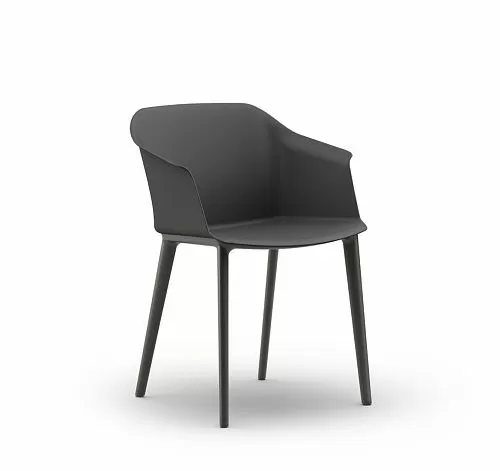 КОРФУ/CORFU Кресло пластик антр АНТРАЦИТ