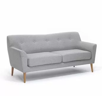 ЛАМЕЛЛА/LAMELLA Диван 3-местный СЕРЫЙ