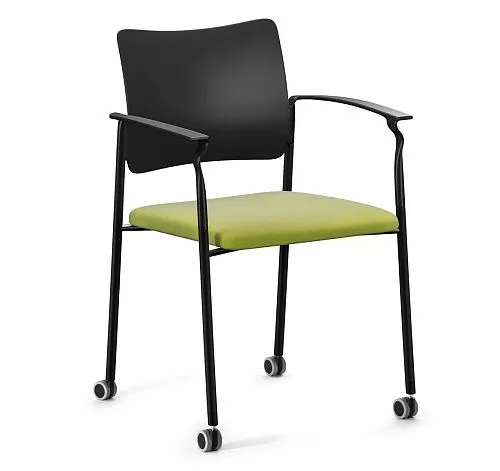 ПИНКО/PINKO Кресло на ч.колес, с/под ЧЕРНЫЙ/ЗЕЛЕНЫЙ/ЧЕРН